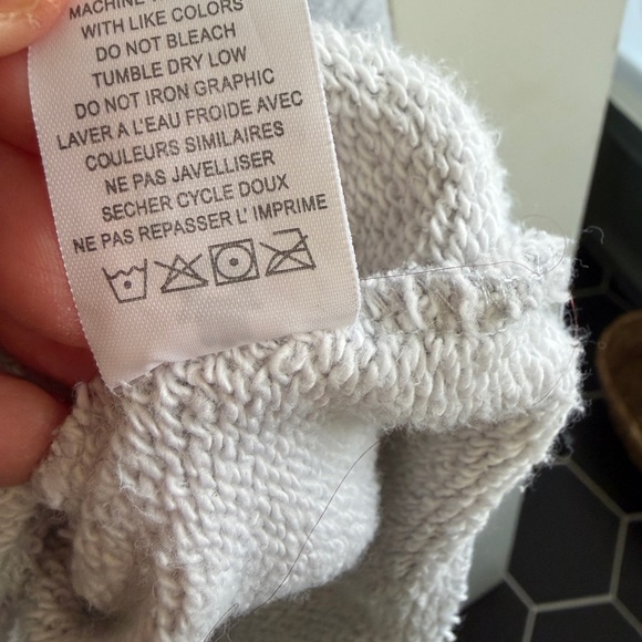 Spiritual Gangster Light Gray Heather Sweatshirt size M. Off shoulder. Beautiful - Picture 7 of 7